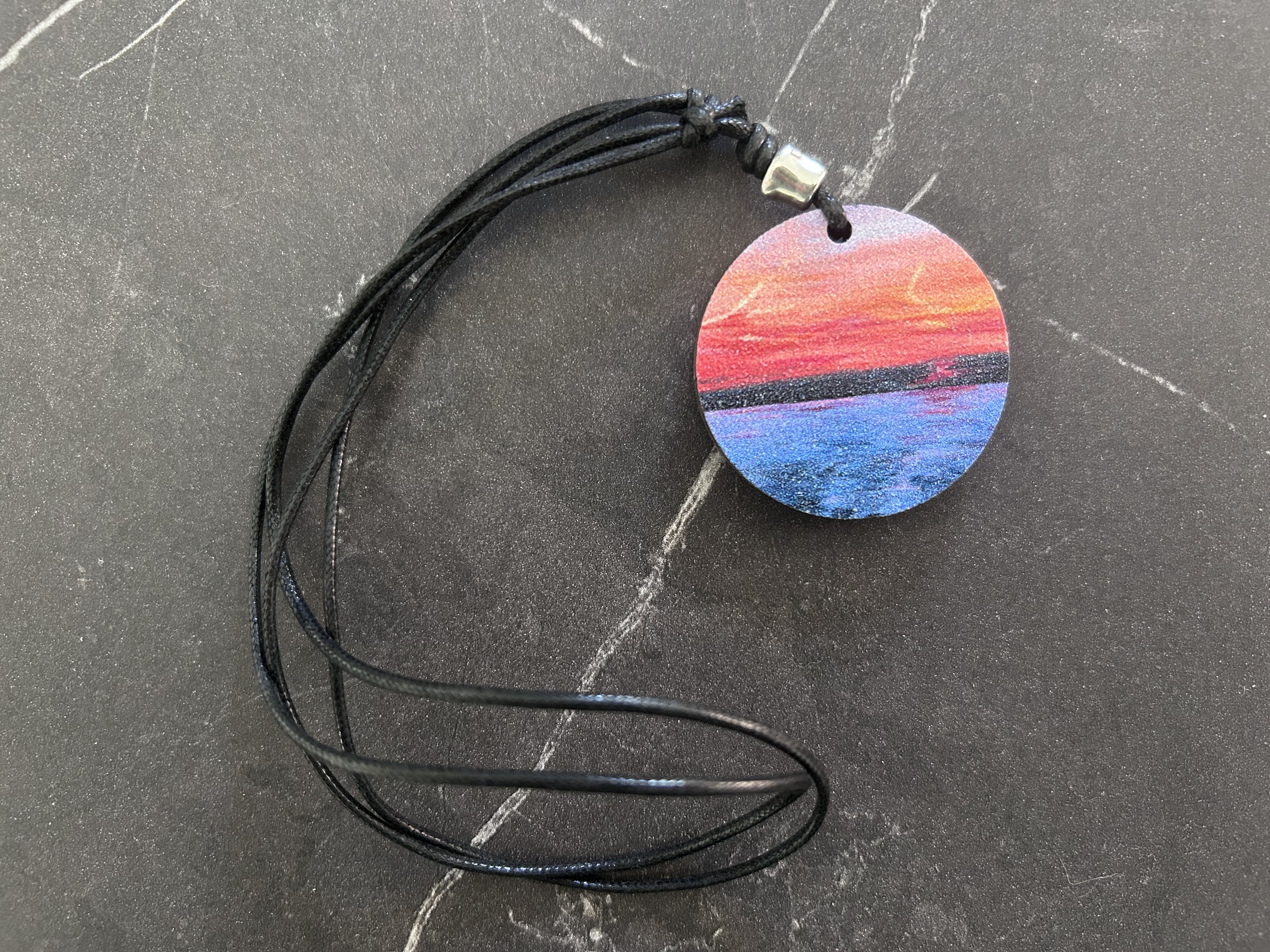 Collana Rosso Sul Mare