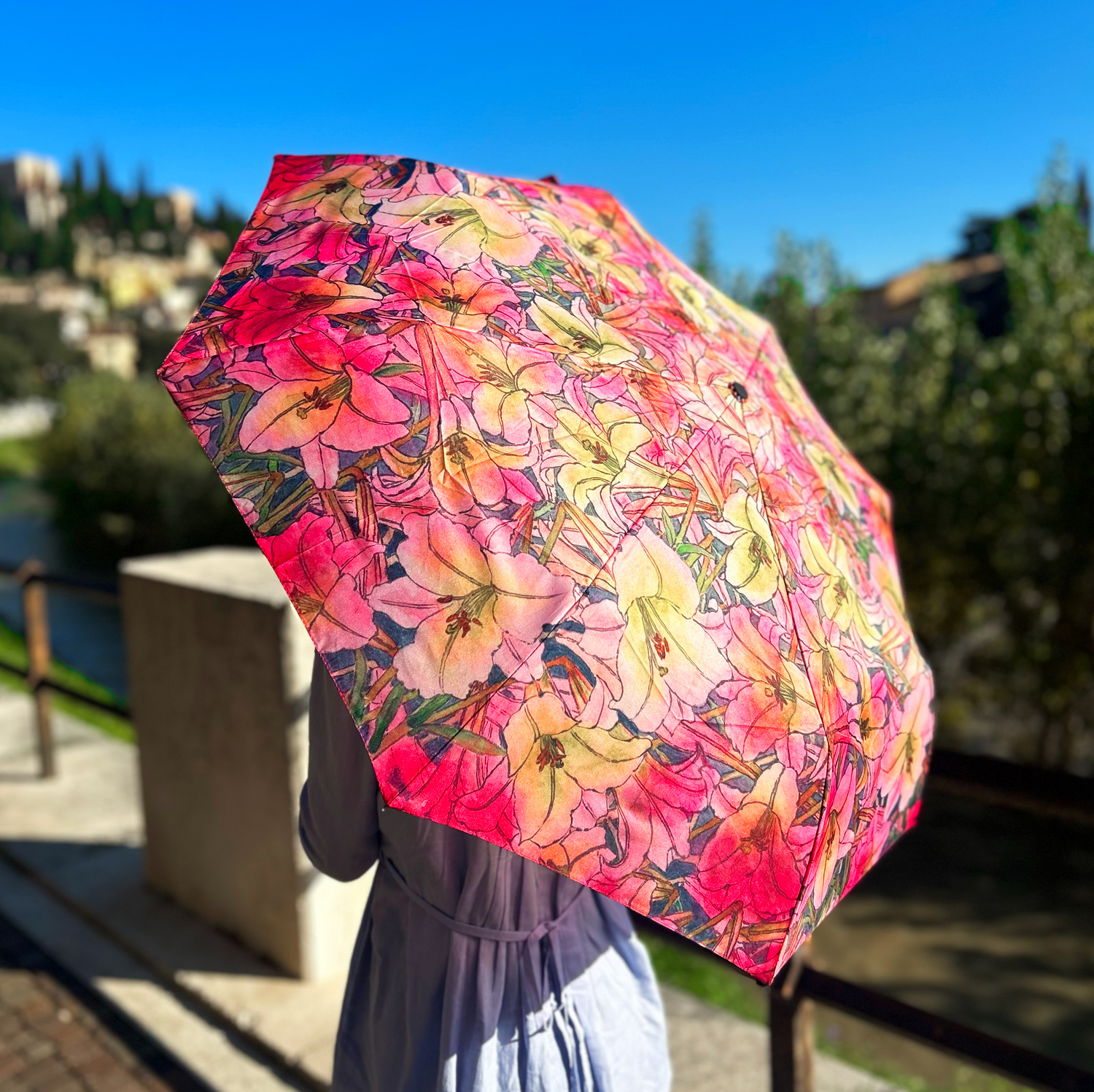 Ombrello Pieghevole Fiorellini
