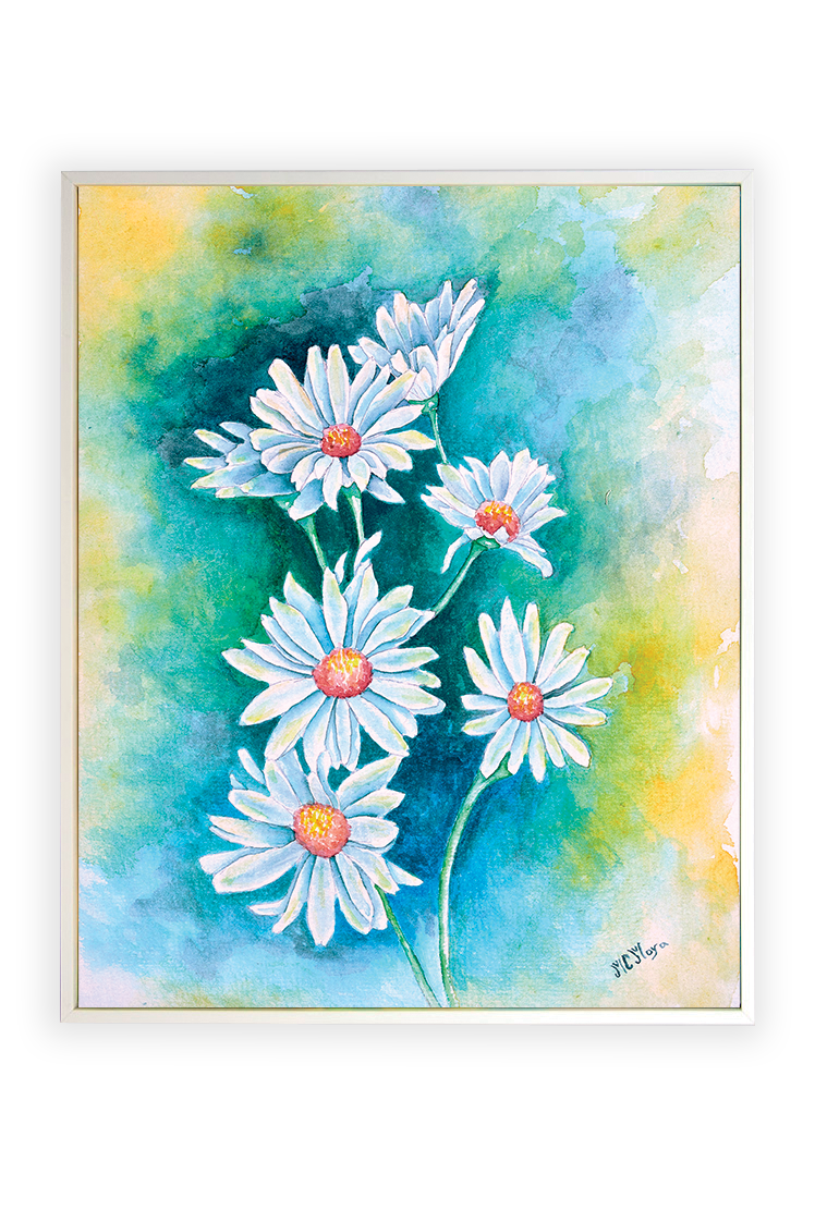 Quadro Fiori bianchi