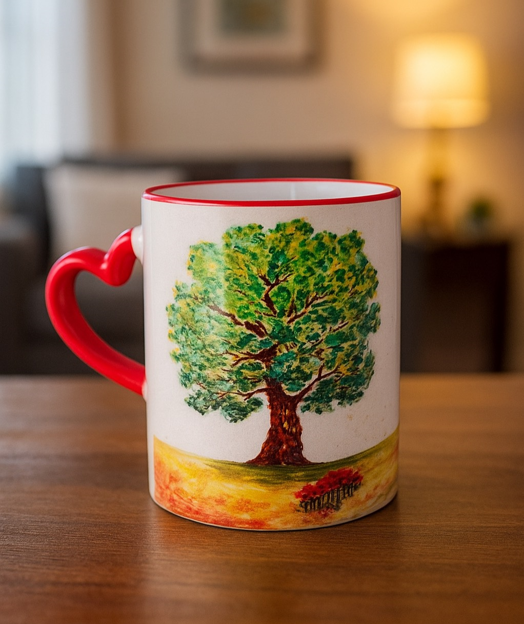 Tazza Manico a Cuore Alberi