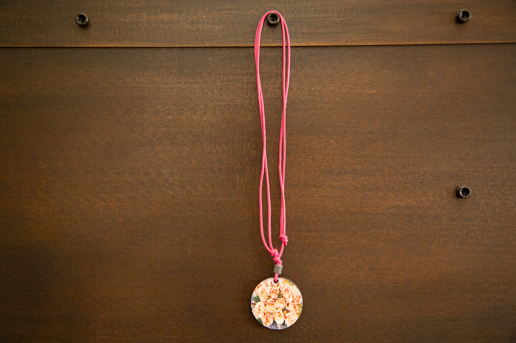 Collana Mazzo di rose rosa