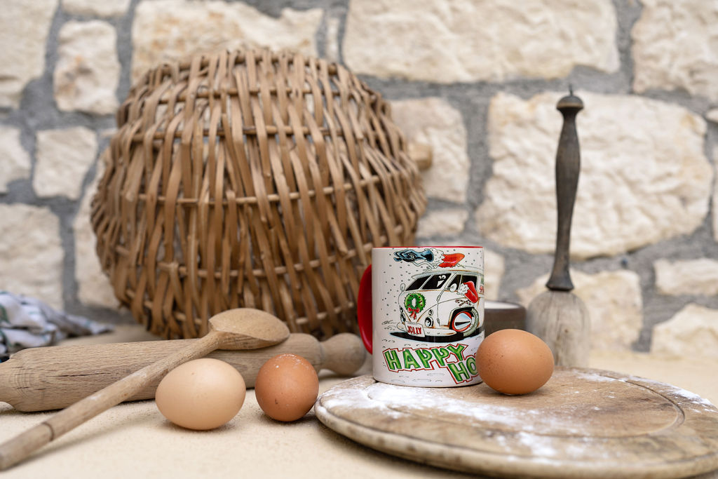 Tazza Natale in furgone