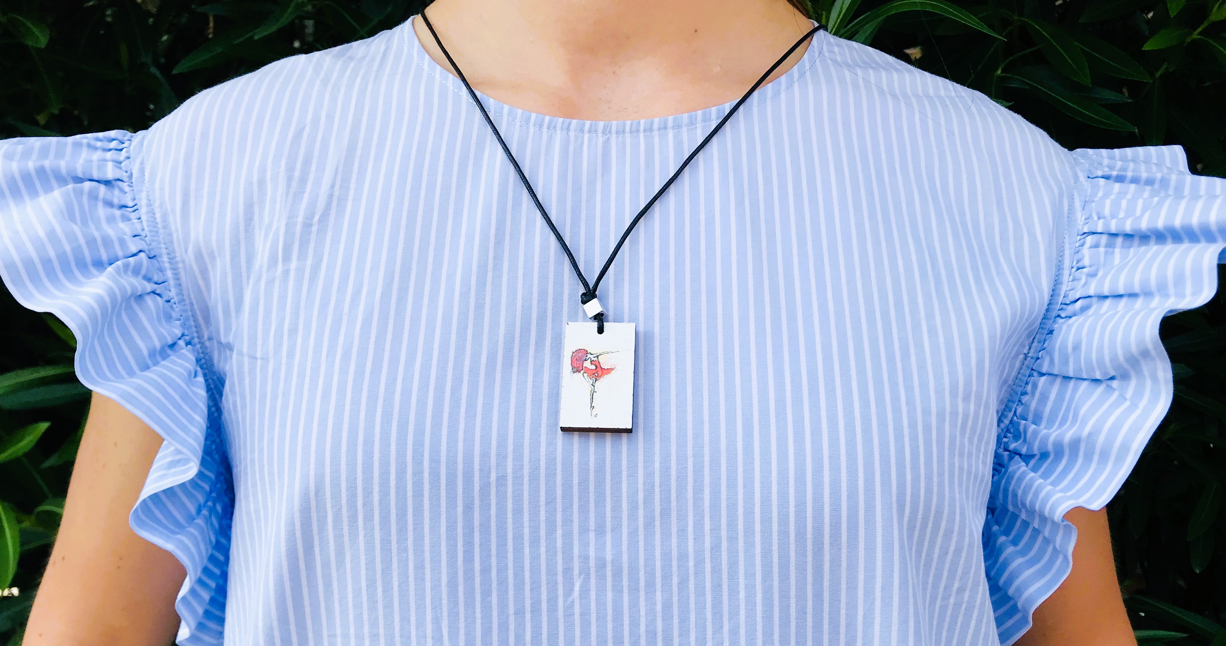 Collana Ballerina Rossa