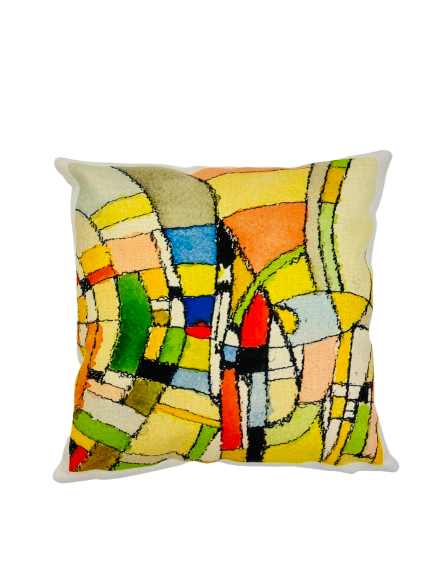 Cuscino Astratto Tripartito 3