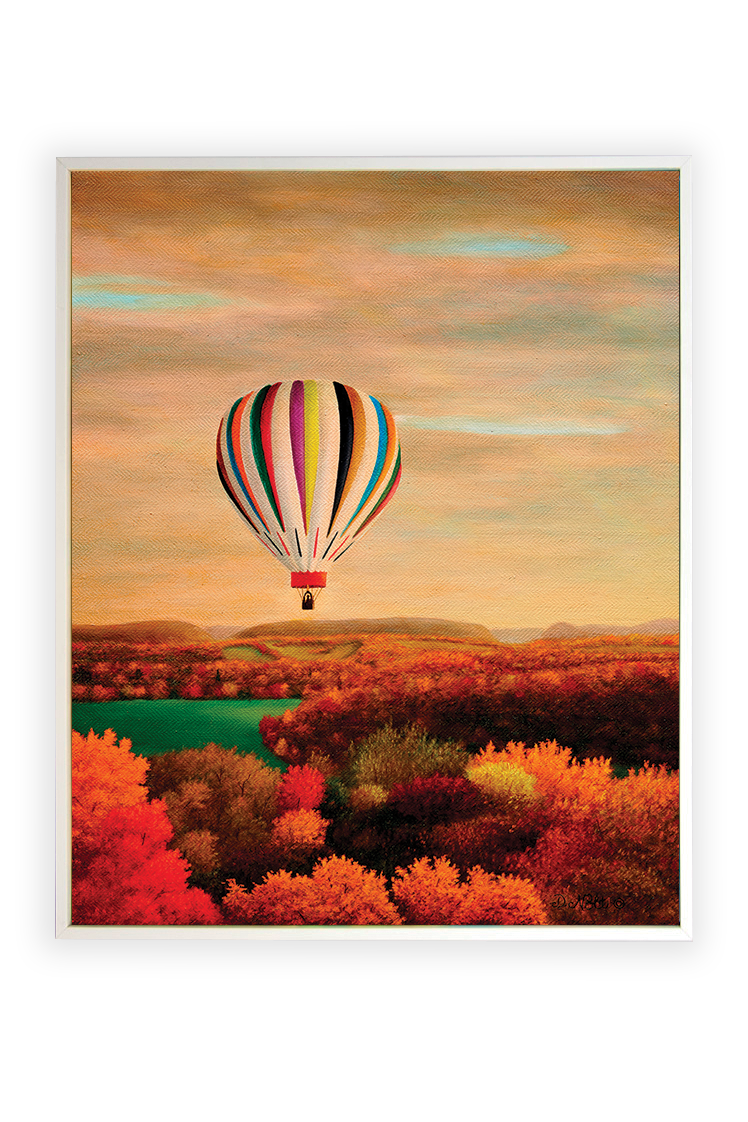 Quadro Mongolfiera colorata