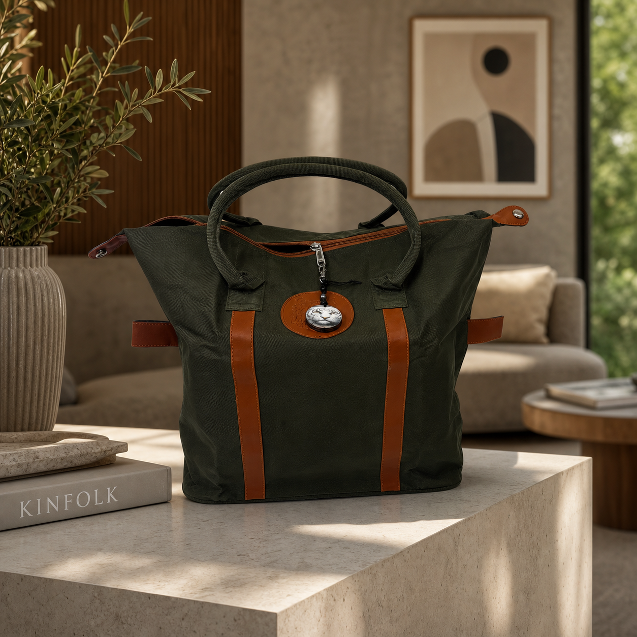 Tote Bag Verde Militare